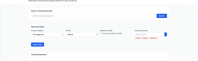 Digital product trend example